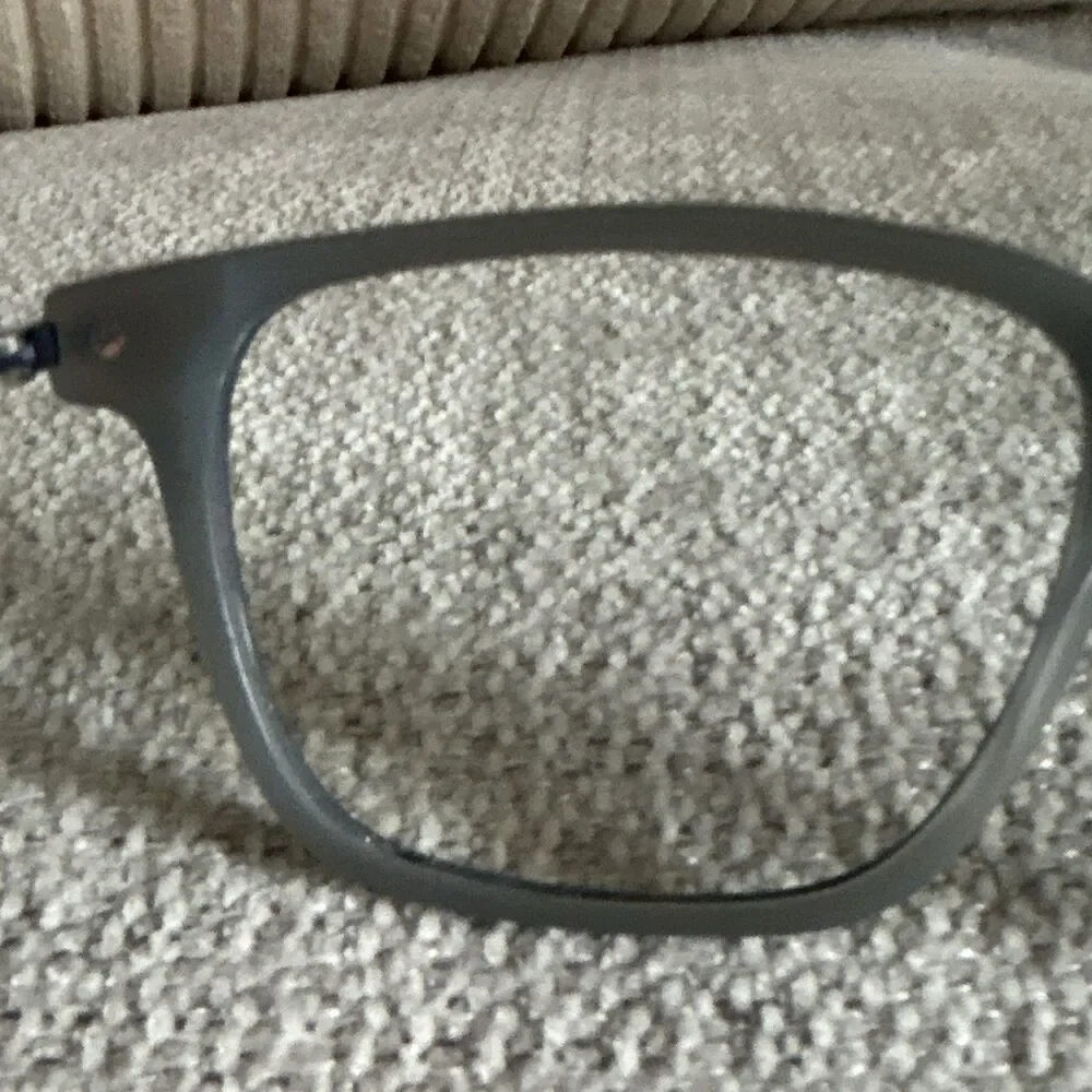 VENETO VVA274 Gray Rectangle Full Rim Plastic Eyeglass Frame 53-18-140